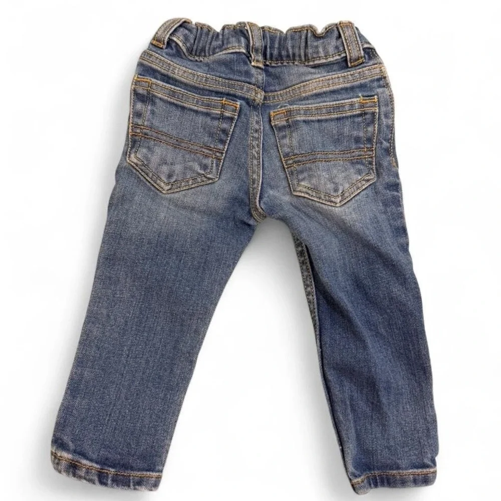 OshKosh B'gosh Baby Skinny Jeans Medium Wash Denim Pants 6-9 Months 9M